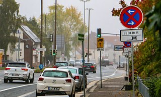 Die Engerstraße in Herford ist während der Ferien teilweise gesperrt. - Daniel Salmon