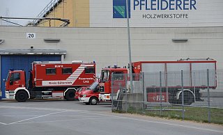 Feuerwehreinsatz bei Pfleiderer - Andreas Eickhoff