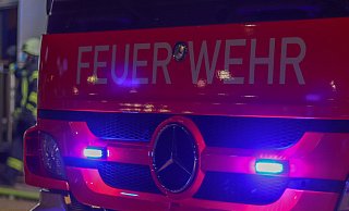 Viel Blaulicht gab es gestern Abend am Klinikum. - picture alliance / Ostalb Network