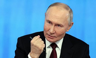 Kremlchef Wladimir Putin kündigt einen Vergeltungsschlag für Drohnenangriffe gegen die Millionenstadt Kasan an. (Archivbild) - Gavriil Grigorov/Pool Sputnik Kremlin/AP/dpa