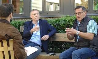 Am Sonntag entscheidet sich, wer Bürgermeister wird: Andreas Hüffmann oder Ulrich Hempelmann? - Natalie Gottwald