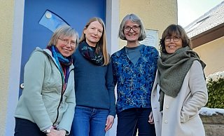 Brigitte Engelbracht (v. l.) übergibt ihre lerntherapeutische Praxis an der Bahnhofstraße an ein mit Angela Özdem, Gaby Weyrich und Klaudia Arendes fachlich breit aufgestelltes Team. - Dieter Scholz