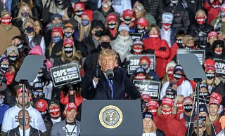 Trump ließ erstmals unverhohlen Überdruss darüber erkennen, dass Corona nach wie vor das Thema der Stunde ist. - picture alliance / newscom