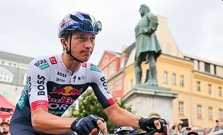 Beendet die Saison vorzeitig: Deutschlands Rad-Hoffnungsträger Florian Lipowitz. (Archivbild) - Jan Woitas/dpa