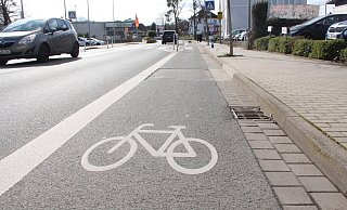 Nach dem Vorbild der Warburger Straße bekommt auch Nieheimer Straße einen Fahrradschutzstreifen auf jeder Straßenseite. - Burkhard Battran