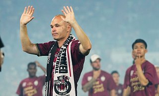 Spaniens Ex-Nationalspieler Iniesta hat eine Erklärung angekündigt. - Hiro Komae/AP/dpa