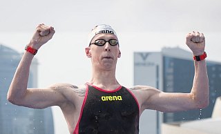 Hat Verständnis für den Zuschauer-Ausschluss: Schwimmer Florian Wellbrock. - Foto: Bernd Thissen/dpa