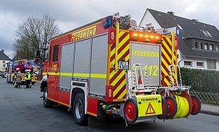 Wegen eines Alarms rückt die Bielefelder Feuerwehr aus. - Christian Mathiesen