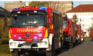 Die Feuerwehr Bad Oeynhausen musste am Wochenende zwei Brände löschen. - Thorsten Gödecker