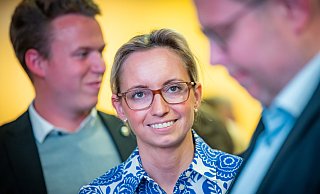 Christiana Bauer und die CDU waren am Sonntag die Gewinner der Kommunalwahl in Bielefeld. - Sarah Jonek