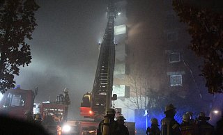 Am Geranienweg brannte ein Balkon - genau wie in der Silvesternacht vor einem Jahr. - Andreas Eickhoff