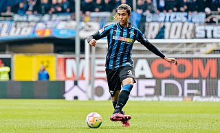 Als Linksfuß ist Bashir Humphreys zu einer wichtigen Stütze in der Paderborner Innenverteidigung geworden. - Besim Mazhiqi