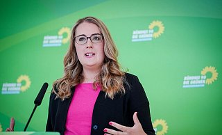 Die Grünen-Fraktionschefin Katharina Dröge bezeichnet den Energiecharta-Ausstieg als «Meilenstein». - Kay Nietfeld/dpa