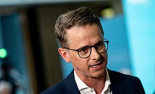 CDU-Generalsekretär Carsten Linnemann sieht nach dem Sieg der Union bei der Europawahl in Deutschland vor allem eine Niederlage der Ampel-Koalition von Kanzler Olaf Scholz. - Fabian Sommer/dpa