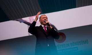 Recep Tayyip Erdogan. Die Präsidentschaftswahlen in der Türkei sind für den 14. Mai angesetzt. - Francisco Seco/AP/dpa