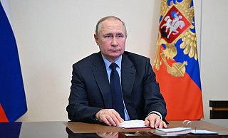 Russlands Präsident Wladimir Putin. - picture alliance / ASSOCIATED PRESS