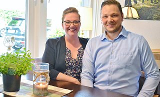 Eva-Maria und Sandro Jovanovic haben im vergangenen Jahr das elterliche Restaurant in Bad Driburg übernommen und bereits einige neue Ideen umgesetzt. - Silke Riethmüller