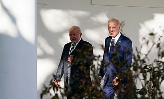 Wollen den Wert der Demokratie wieder stärken: Lula und Biden. - Alex Brandon/Pool AP/dpa
