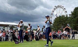 Helen Briem belegte beim Golf-Turnier in Winsen/Luhe den zweiten Platz. - Marc Möller/dpa