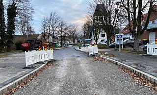 Die Bauarbeiten in der Ortsdurchfahrt Delbrück-Ostenland schreiten voran. - Kreis Paderborn