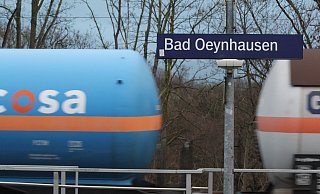 Brüssel will die Schienenwege zwischen West und Ost-Europa erheblich schneller ausbauen als von der Bundesregierung geplant. Bislang führen die Gleise durch Bad Oeynhausen. - Ulf Hanke