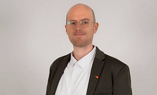 Timm Kuhlmann aus Paderborn tritt für die Linken bei der Wahl des Landrats an. - Die Linke