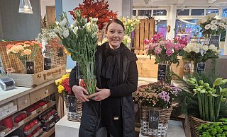 Julia Westphal (43) zieht die Reißleine und schließt ihr Blumengeschäft "Edel & Kraut" im Kreis Gütersloh fünf Jahre und einem Monat nach der Eröffnung. - Uwe Pollmeier