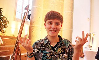 Preisträgerin: Nele Eilbrecht ist mit Herzblut Theatermacherin. - Burkhard Battran