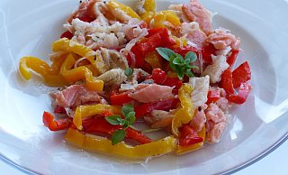 Bunte Mischung: Ceviche mit dreierlei Fisch. - Lembke