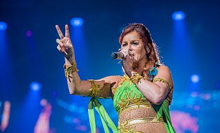 Das Konzert von Andrea Berg (hier bei ihrem Konzert in Chemnitz) ist abgesagt. - picture alliance / Fotostand