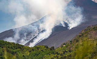 Der Ätna auf der italienischen Mittelmeerinsel Sizilien ist erneut ausgebrochen. - Giuseppe Distefano/AP/dpa-tmn