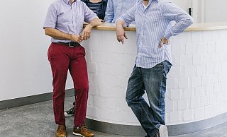 Erfolgreich: Das Team von Semalytix freut sich über das Invest.  - Maximilian Probst