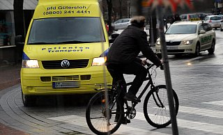 Nicht mehr unterwegs: Die Wagen der Firma pfd. - Raimund Vornbäumen/Archiv