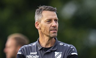 SV Rödinghausens neuer Trainer Nils Drube vor dem ersten Saisonspiel gegen Preußen Münster. - Noah Wedel