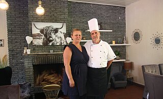 Leila und Antonio Guida sind die Inhaber der neuen Gastronomie im Tennis-Clubhaus im Dall. - Anthea Moschner