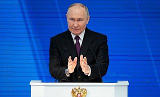 «Zusammen können wir alles schaffen»: Wladimir Putin. - Alexander Zemlianichenko/AP/dpa