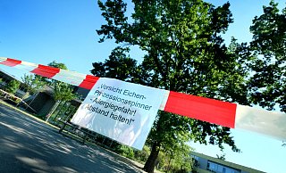  Im vergangenen Jahr musste beispielsweise ein Teil des Schulhofs der Janusz-Korczak-Gesamtschule gesperrt werden. - Andreas Frücht
