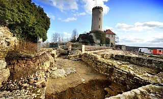 In den vergangenen Jahren wurde die Sparrenburg eingehend archäologisch untersucht – hier eine Aufnahme aus dem Jahr 2010. - Andreas Frücht