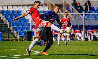 Testspiel des SC Paderborn gegen Real Murcia im Trainingslager in Roldan in Spanien. - Besim Mazhiqi