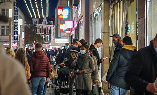 Auch im vergangenen Winter galt die Maskenpflicht in der Innenstadt. - Archivfoto: Sarah Jonek