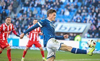 Arminia Bielefelds Innenverteidiger Maximilian Großer steht für das Spiel gegen Stuttgart II auf der Kippe. - Oliver Krato