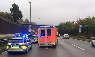 Schwerer Unfall auf dem Ostwestfalendamm. - Christian Mathiesen