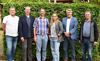 Mitte Juli zeigten sich die Wevo-Wahlkreiskandidaten für Lichtenau (v.l.) Peter Nieboj, Stefan Trau, Thomas Koch, Sylvia Metzner, Martin Gödecke und Martin Hagge. Jetzt zählt Koch nicht mehr dazu. - Wevo