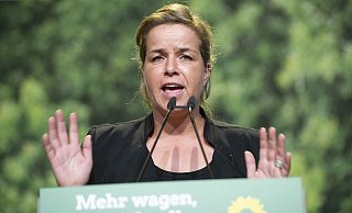 Landesvorsitzende Neubaur: "Handwerker beauftragen und Schulen sanieren". - picture alliance/dpa