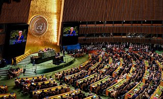 Trump vor der UN-Vollversammlung - Kay Nietfeld/dpa