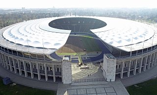Im Berliner Olympiastadion wird Arminia Bielefeld am 24. Mai das erste Pokalfinale der Vereinsgeschichte bestreiten. - imago images / Matthias Koch