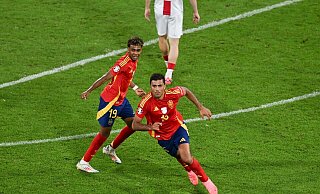 Spanien hat bisher alle Spiele hochverdient gewonnen und erst ein Gegentor kassiert. - David Inderlied/dpa