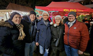 Nehmen jedes Jahr gerne am Weihnachtsmarkt teil: die Familien Burdich, Hamel und Kühl. - Alexandra Stratmeier