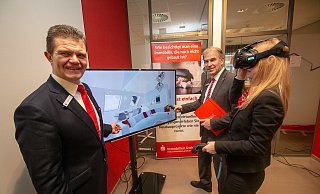 Auf der zweiten Paderborner Immobilienmesse der Sparkasse Paderborn-Detmold im vergangenen Jahr standen neue, digitale Technologien im Vordergrund.  - Björn Leisten