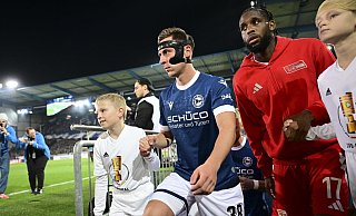 Marius Wörl und der DSC Arminia bekommen es erneut mit Union Berlin zu tun. - kolbert-press